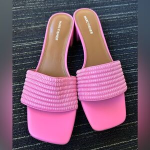 Marc Fisher Pink Mules heels